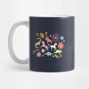 Dinosaurs + Unicorns Mug